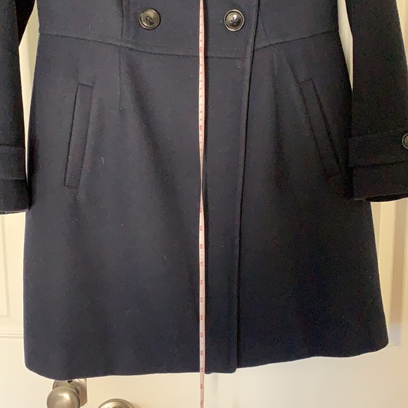 Navy banana republic wool coat size M - Picture 9 of 9
